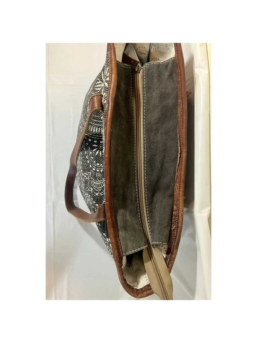 Myra Blue Eternity Tote Bag